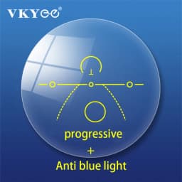 VKYEE CR39 Optical Lenses 1.56/1.61/1.67/1.74 Professional Customised Prescription Lenses Progressive Multifocals