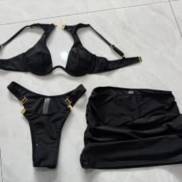 3 Pieces Bikini 2025 Sexy Women Swimsuit Swimwear Female Bikini Set Push Up Beachwear Bathing Suit Skirt Swimming Suit Cover Ups