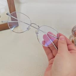 FIRADA Fashion Comfort Eyewear Luxury Retro Round Titanium Glasses Optical Prescription Eyeglasses Frame For Men Women 2A66-C