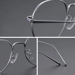 FIRADA Fashion Comfort Eyewear Luxury Retro Round Titanium Glasses Optical Prescription Eyeglasses Frame For Men Women 2A66-C