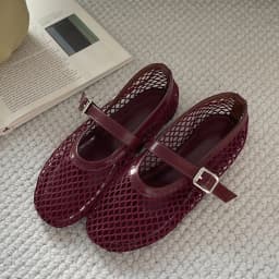 Summer Cosy Mesh Heels Women Flat Shoes Designer Fashion Round Toe Buckle Strap Casual Outdoor Dress Sandals