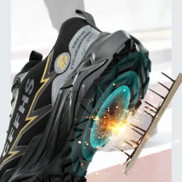 Lightweight Men's Safety Shoes Anti-Smash Work Shoes Anti Puncture Security Protection Shoes Steel Toe Sneakers Men Boots 2026