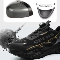 Lightweight Men's Safety Shoes Anti-Smash Work Shoes Anti Puncture Security Protection Shoes Steel Toe Sneakers Men Boots 2026