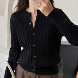 YTFidio 100% Cotton Women O-neck Twisted Flower Solid Cardigan Luxury Designer Clothing Woman Pullover Female Tops 392