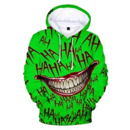 Haha joker 3D Print Sweatshirt Hoodies Men/Women Hip Hop Funny Autumn Streetwear Thin Style Oversized Hoodie For Couples Clothes