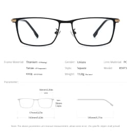 FONEX Titanium Glasses Frame Men Brand Design Square Ultralight Eyeglasses Japanese Ultralight-Weight High Quality Eyewear 85915