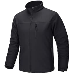 TACVASEN Men's Waterproof Outdoor Hiking Jacket Full Zip Windproof Fleece Lining Warm Fall Winter Work Casual Jackets