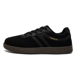 HOBIBEAR Wide Toe Shoes Mens Womens Minimalist Fabric Sneaker Lace Up Casual Walking Shoes