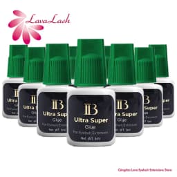 IBeauty Ultra Super IB Glue for Eyelash Extensions 5ml IB Green Cap False Lash Adhesive Makeup Tools Korea Supplies Cola