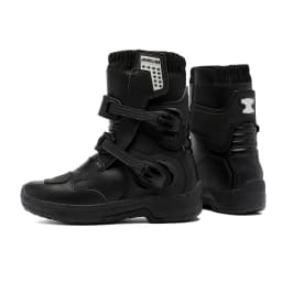 Men Riding Shoes Motorcycle Boots Waterproof Leather Motocross Boots Anti Slip Dirt Bike Off Road Racing Protective Shoes