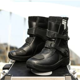 Men Riding Shoes Motorcycle Boots Waterproof Leather Motocross Boots Anti Slip Dirt Bike Off Road Racing Protective Shoes