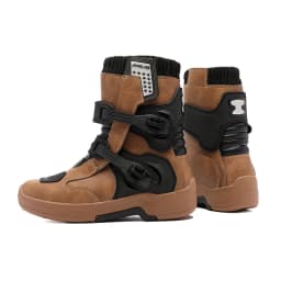 Men Riding Shoes Motorcycle Boots Waterproof Leather Motocross Boots Anti Slip Dirt Bike Off Road Racing Protective Shoes
