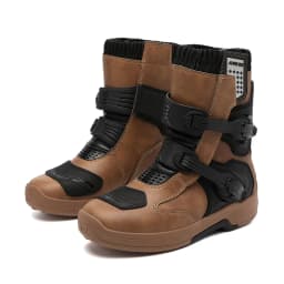 Men Riding Shoes Motorcycle Boots Waterproof Leather Motocross Boots Anti Slip Dirt Bike Off Road Racing Protective Shoes