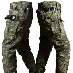 Autumn and Winter Tactical Camouflage Pants Men's Shark Skin Soft Shell Work Pants Outdoor Multi Pocket Windproof Combat Pants