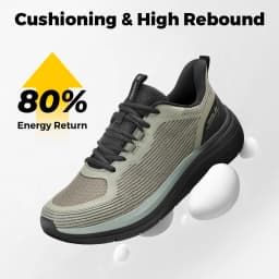 FitVille Men's Walking Shoes Extra Wide Toe Sports Sneakers Comfort Lightweight Running Shoes with Arch Support For Flat Feet