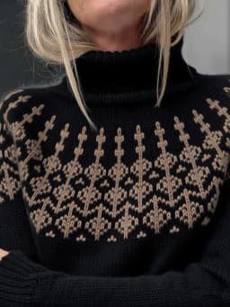 New Autumn and Winter Niche Knit Cardigan for Women, Designed in a Lazy Style, Black Geometric Pattern Fitted Turtleneck Pullover, Casual and Elegant Autumn/Winter Top, Basic Versatile Style for Urban Commuting, Stylish and Fashionable Casual Resort Wear, Designer Pattern Niche Knit Cardigan, Valentine's Day Holiday Outfit, Instagram-Style Clothing, Popular among Koreans, Date Gift, Women's Clothing