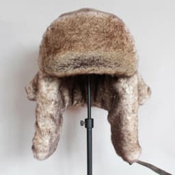 Unisex Winter Men Warm Russian Ushanka Hat with Ear Flap Pu Leather Faux Fur Trapper Cap Earflap for Women Pilot Trooper Hats