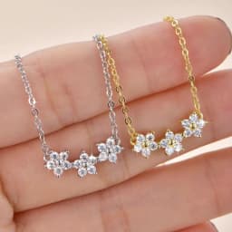 OXTAO Certified Moissanite Jewelry Set For Women 14K Gold Filled D VVS1 Moissanite Earrings Pendant Necklace Bracelet Set Gift