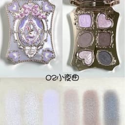 Flower Knows Little Angel Eye Shadow Palette Glitter Shimmer Palette for Eye Long Lasting 9 Color Eyeshadow Full Professional