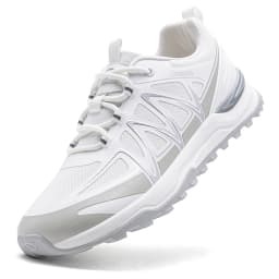 HOBIBEAR Unisex Wide Width Hiking Sneakers Outdoor Trail Running Shoes Artificial Leather Non Slip Lace-Up Walking Sneaker