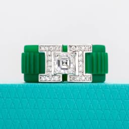 AnuJewel 5.5x5.5mm Asscher Moissanite Inlaid Silicone Ring 925 Sterling Silver Rubber Comfort Fit Wedding Ring for Women Men