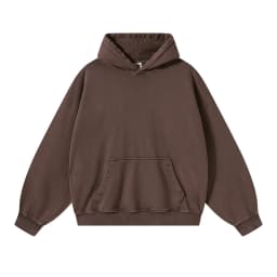 ZODF Vintage Autumn Batik Washed Hooded Hoodies For Men Unisex Distressed 380gsm Cotton Solid Pullovers Outfits HY1288