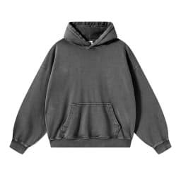 ZODF Vintage Autumn Batik Washed Hooded Hoodies For Men Unisex Distressed 380gsm Cotton Solid Pullovers Outfits HY1288