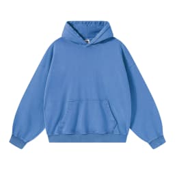 ZODF Vintage Autumn Batik Washed Hooded Hoodies For Men Unisex Distressed 380gsm Cotton Solid Pullovers Outfits HY1288