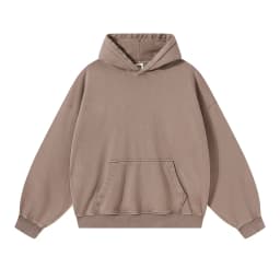 ZODF Vintage Autumn Batik Washed Hooded Hoodies For Men Unisex Distressed 380gsm Cotton Solid Pullovers Outfits HY1288