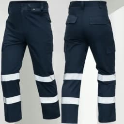 Men's Work Pants for Electricians, Auto Repair, Reflective Strips, Construction Site Trousers, Loose Labor Protection Pants Over