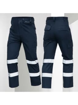 Men's Work Pants for Electricians, Auto Repair, Reflective Strips, Construction Site Trousers, Loose Labor Protection Pants Over