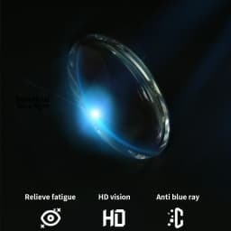 ZENOTTIC Prescription Anti Blue Ray Lens 1.56 1.61 1.67 (+12.00~-12.00) Hyperopia Myopia Presbyopia Optical Blue Light Lenses