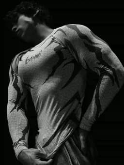 2026 Men American Tight High Stretch Long Sleeve T Shirt Muscle Fitness Sports Gym Training Athletic Top Long Sleeve Fitness