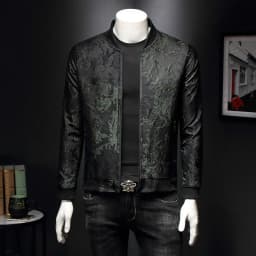 Paisley Pattern Floral Jacket Men 2020 Spring Retro Slim Bomber Jacket Coat Fashion Men's Street Embroidered Flower Jacket Coats