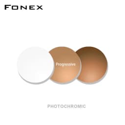 FONEX Customized 1.56 1.61 1.67 Photochromic Optical Prescription CR-39 Resin Aspheric Glasses Lenses Myopia Sunglasses Lens