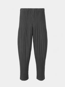Miyake Pleated Loose Pants Men Japanese Vintage Harem Trousers Breathable Low-crotch Streetwear