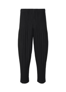 Miyake Pleated Loose Pants Men Japanese Vintage Harem Trousers Breathable Low-crotch Streetwear