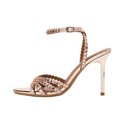 Luxury Crystal Cross Tied High Heel Sandals Women Sexy Open-toe Ankle Strap Buckle Stiletto Sandals Elegant Banquet Dress Shoes