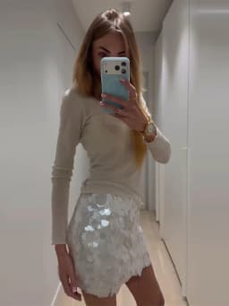 Y2k Sequined Women's Mini Skirts Shiny Slim New High Waist Short A-line Beach Short Skirt 2026 Summer Evening Club Party Wear