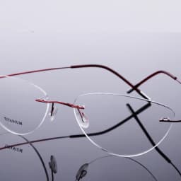BCLEAR Beta-Ti Designer Brand Style Flexible Memory Metal Rimless Eyeglasses Frame for Oculos De Grau Glasses Optical Frame