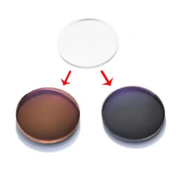BCLEAR 1.67 Index Aspheric Sun Lenses Photochromic Lenses for Sunglasses Lens with Degree Photo Gray Brown Single Vision Lens