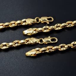 Hot Selling Ltalian 750 Men's and Women's Necklace 18k Gold-Plated Rock Hip-Hop Banquet Jewelry Accessories