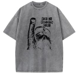 Viva La Revolucion Carl Dungeon Crawler Carl T-Shirt Vintage Unisex Washed Printed Princess Donut Mongo Tee Shirt Clothes Tops