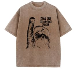 Viva La Revolucion Carl Dungeon Crawler Carl T-Shirt Vintage Unisex Washed Printed Princess Donut Mongo Tee Shirt Clothes Tops