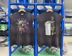 25SS Saint x Planet War Printed Women Men T shirts tees Hiphop Oversized Men Casual Cotton T shirt Summer Style