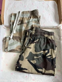 Camouflage Drawstring Sweatpant Women Summer Elastic Waist Straight Trousers American Vintage Streetwear Cotton Baggy Pants Y2k