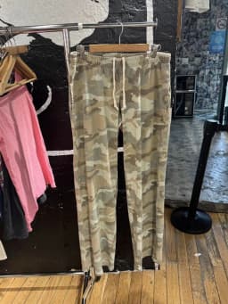 Camouflage Drawstring Sweatpant Women Summer Elastic Waist Straight Trousers American Vintage Streetwear Cotton Baggy Pants Y2k