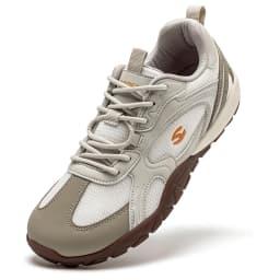 HOBIBEAR Unisex Wide Toe Barefoot Shoes Minimalist Retro Walking Sneakers Hiking Trail Running Shoes for Men Women