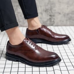 Classic Oxfords Shoes Men Retro Casual Business Social Leather Shoes For Men Office Wedding Leather Shoes Men's Dress Shoes