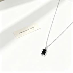 Cute Bear Pendant Necklace Dainty Neck Jewelry Versatile Outfit Accessory, Ideal Gift for Women Girls Daily Dating Party All Occasions